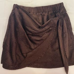 Brown corduroy skirt small worn once